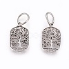 Tibetan Style Alloy Pendants X-PALLOY-F224-02AS-08-1
