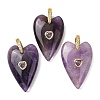 Natural Amethyst Pendants GG-CBA51ED-03G-09-1