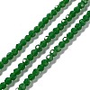Faceted(32 Facets) Glass Beads Strands EGLA-J042-36A-09-1