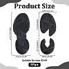 Shoe Repair Synthetic Rubber Shoe Sole Replacement DIY-WH0899-726A-2