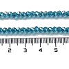 Electroplate Glass Beads Strands X-EGLA-R048-3mm-17-3