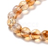 Heated Natural Citrine Bead Strands X-G-P466-01D-4