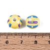 Handmade Porcelain Ceramic Beads PORC-Q005-03F-3