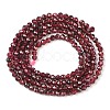 Natural Garnet Beads Strands G-F619-17A-2mm-5