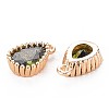 Brass Inlaid Cubic Zirconia Charms KK-S356-771I-2