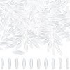 160Pcs Transparent Acrylic Beads TACR-SC0002-74-1