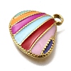 304 Stainless Steel Enamel Pendants LS-STAS-Z163-21G-06-2