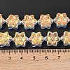 Electroplate Glass Beads Strands EGLA-P069-02A-AB-5