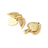 Brass Micro Pave Cubic Zirconia Openable Pendants KK-D012-02G-2