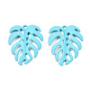 Spray Painted Alloy Pendants PALLOY-N155-114B-2