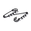 Ion Plating(IP) 304 Stainless Steel Safety Pins Brooch Findings STAS-I673-06EB-2