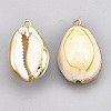 Cowrie Shell Pendants SSHEL-S258-01B-2