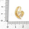 Brass Pave Cubic Zirconia Pendants KK-U062-32G-3
