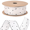 1Roll Printed Polyester Chiffon Ribbons OCOR-CY0002-35C-6
