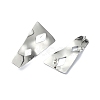 Non-Tarnish 304 Stainless Steel Stud Earring Findings STAS-L024-005P-02-2