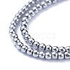 Electroplate Glass Beads Strands EGLA-K014-A-FP07-4