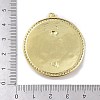 Rack Plating Brass Micro Pave Clear Cubic Zirconia Pendants KK-K341-53B-G-3