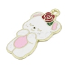Valentine's Day Alloy Enamel Pendants PALLOY-V001-01B-2