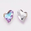 K9 Glass Rhinestone Pendants GLAA-F083-01A-02-2