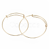 Adjustable Iron Expandable Bangle Making BJEW-R038-KC-5