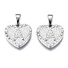 Non-Tarnish 304 Stainless Steel Pendants STAS-S119-011-01-3