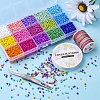 DIY Seed Beaded Bracelet Making Kit DIY-YW0005-66-6