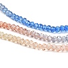 Transparent Painted Glass Beads Strands DGLA-A034-T2mm-A02-4