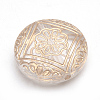 Plating Acrylic Beads PACR-S219-07-2
