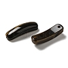 Natural Tiger Eye Connector Charms G-G095-01C-2