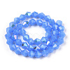 Imitation Jade Electroplate Glass Beads Strands LS-EGLA-A039-J6mm-L04-3