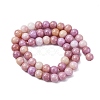 Ombre Effect Dyed Glass Beads Strands GLAA-T031-01O-10-3