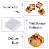 Square Paper Jewelry Gift Boxes with Bowknot CON-TAC0010-80C-15