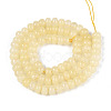 Dyed Natural White Jade Beads Strands X-G-T139-59A-15-2