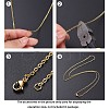 Ion Plating(IP) 304 Stainless Steel Cable Chains CHS-H017-01G-20M-6