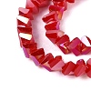 Electroplate Opaque Glass Beads Strands LS-EGLA-Q139-01A-C10-3