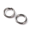 Tarnish Resistant 304 Stainless Steel Open Jump Rings X-STAS-Q186-02-4x0.6mm-3