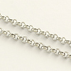 Tarnish Resistant 304 Stainless Steel Rolo Chains X-CHS-R009-09-1
