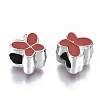 UV Plating Acrylic European Beads OACR-N010-006P-3