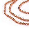 Natural Garnet Beads Strands G-F619-17B-3mm-3
