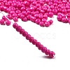 Baking Paint 6/0 Glass Seed Beads SEED-S004-Y7-4