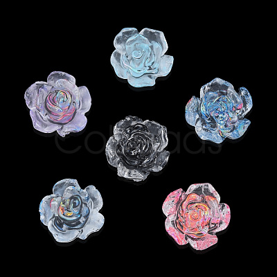 Transparent Resin Cabochons CRES-N030-014-1