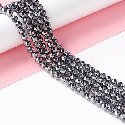 Terahertz Stone Beads Strands G-A021-10-1