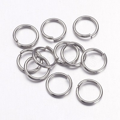 Tarnish Resistant 304 Stainless Steel Open Jump Rings STAS-E066-07-5.5mm-1