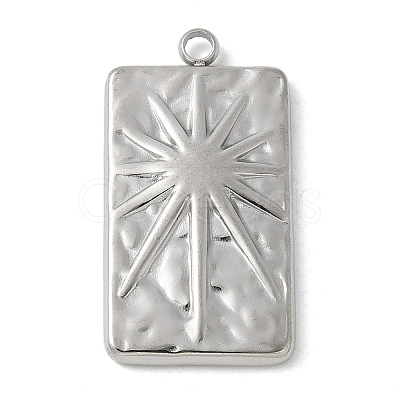 304 Stainless Steel Pendants STAS-L277-03A-P-1