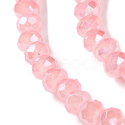 Baking Electroplate Glass Beads Strands X-DGLA-A039-J2MM-B08-1