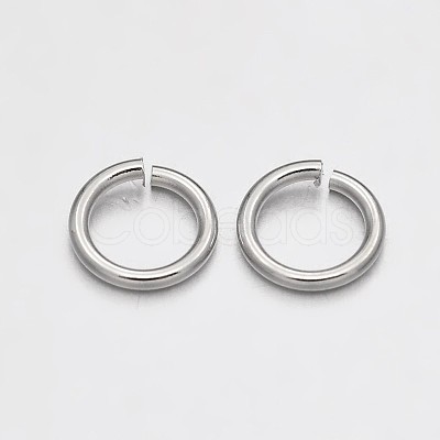Brass Open Jump Rings KK-E647-17P-4mm-1