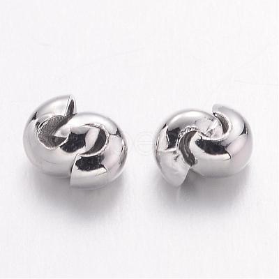 Iron Crimp Beads Covers X-IFIN-H028-NFN-NF-1