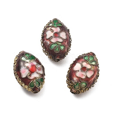 Handmade Cloisonne Beads CLB-Q002-09A-1