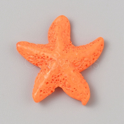 Ocean Theme Opaque Resin Cabochons RESI-WH0039-04I-1