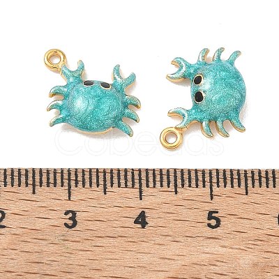 304 Stainless Steel Enamel & Glitter Powder Pendants STAS-Q119-03G-02-1